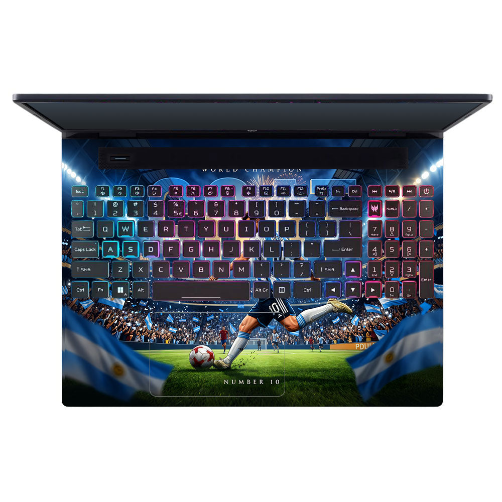 Messi World Champ Energy Acer Predator Helios Neo 16 N22Q22B 3D Laptop Skin