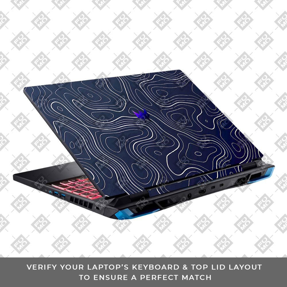 Fluid Lines Design Acer Predator Helios Neo 16 N22Q22B 3D Laptop Skin