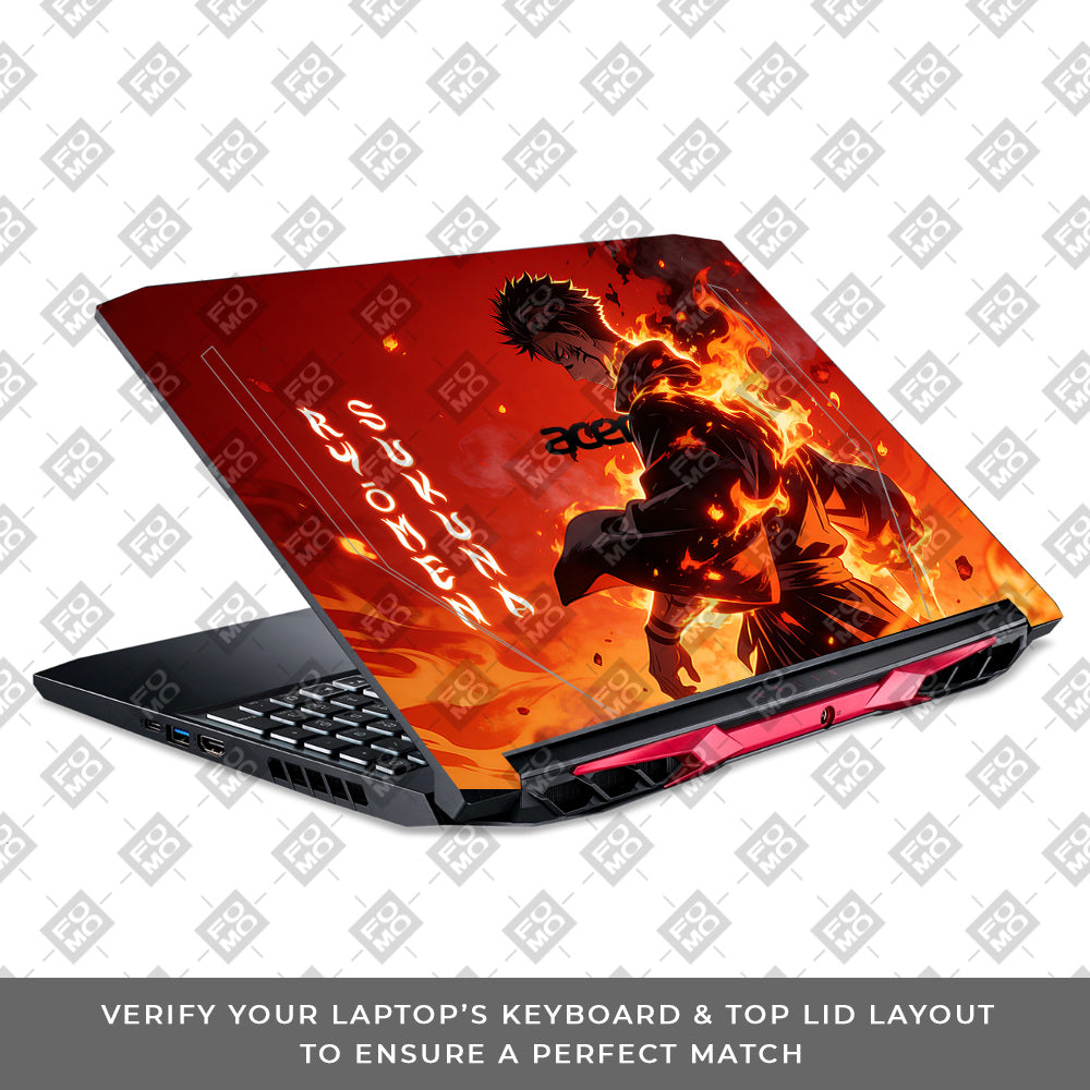 Ryomen Sukuna Lord of Curses Acer Nitro 5 AN515 44, 56 Laptop Skin