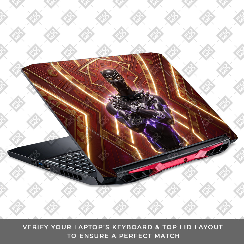 Wakanda Royal Power Acer Nitro 5 AN515 44, 56 Laptop Skin