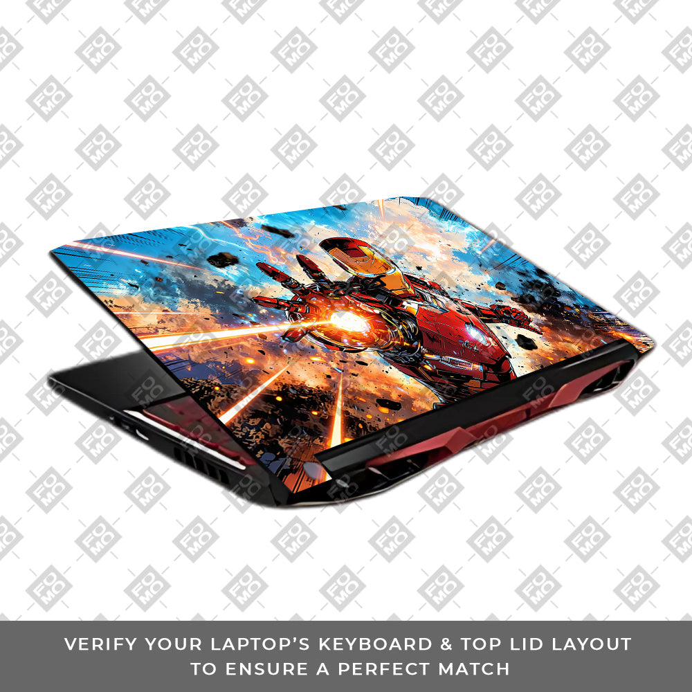 Iron Impact The Arc Reactor Acer Nitro 5 AN515 45, 55, 57 Laptop Skin
