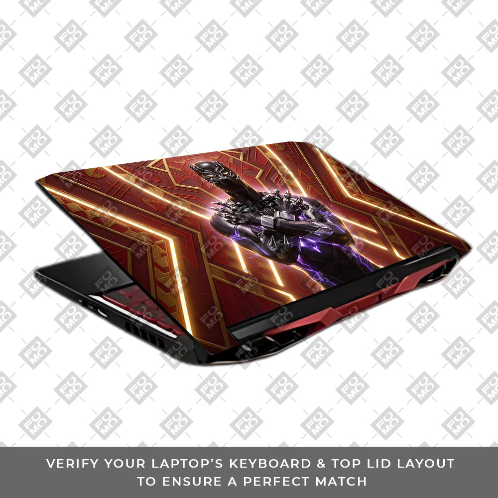Wakanda Royal Power Acer Nitro 5 AN515 45, 55, 57 Laptop Skin