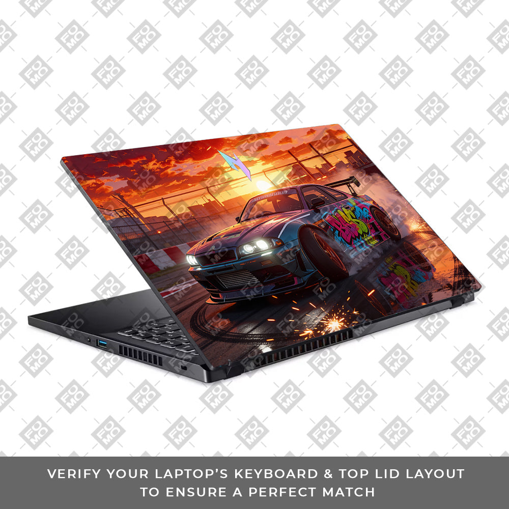 Tokyo Drift Vibes Acer Nitro V ANV15 51 55CA Laptop Skin