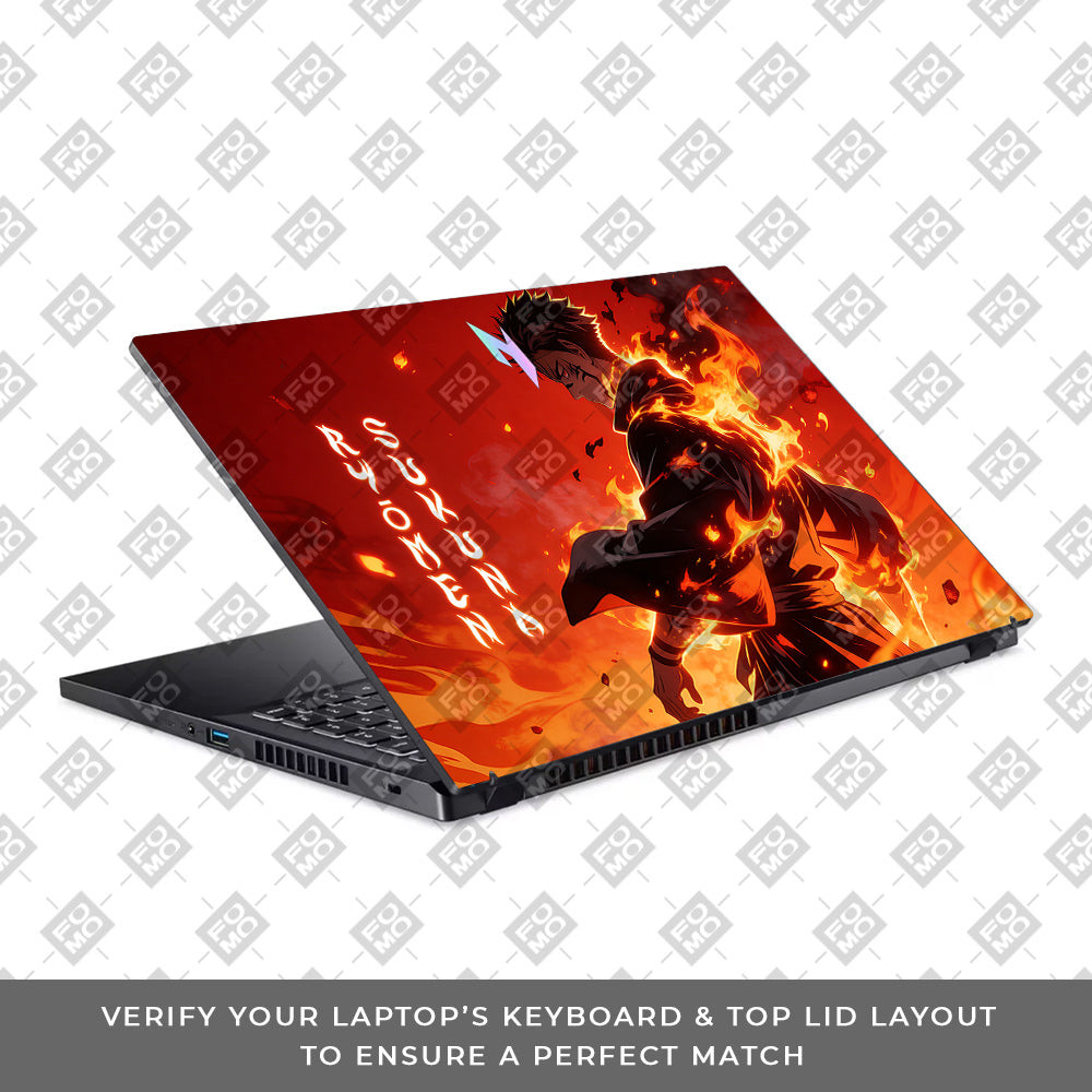 Ryomen Sukuna Lord of Curses Acer Nitro V ANV15 51 55CA Laptop Skin