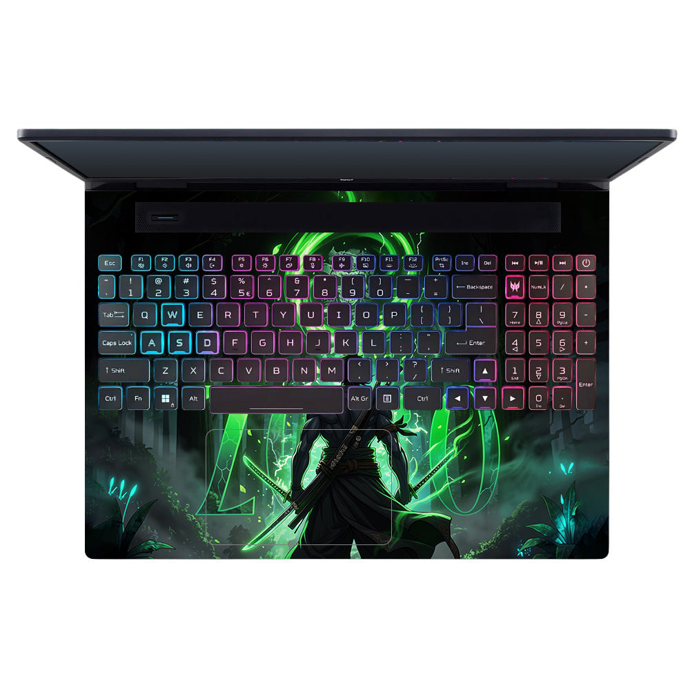 Zoro Green Aura Acer Predator Helios Neo 16 N22Q22B Laptop Skin