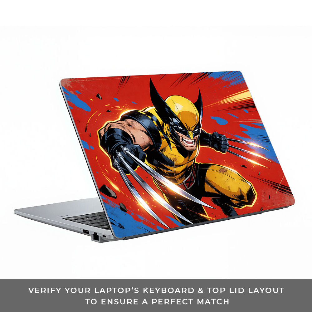 Adamantium Rage Asus ExpertBook P1503 3D Laptop Skin