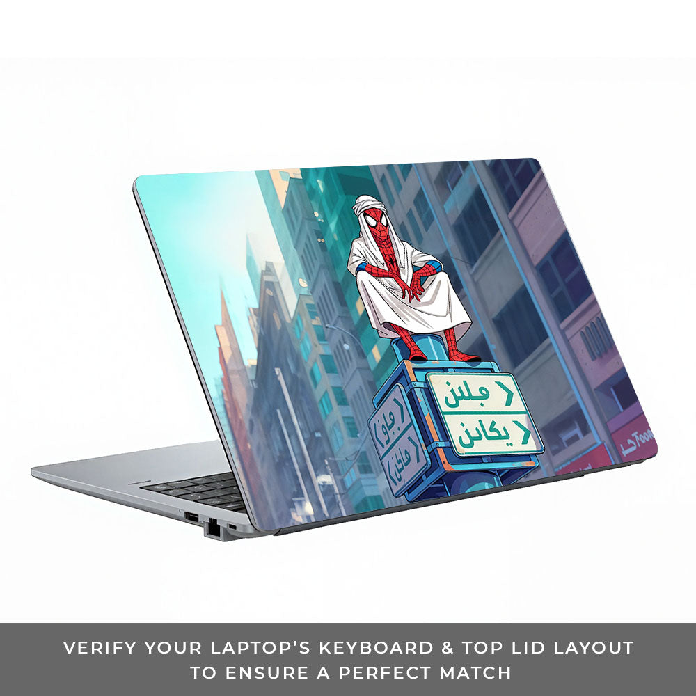 Arabian Spider Man Asus ExpertBook P1503 3D Laptop Skin