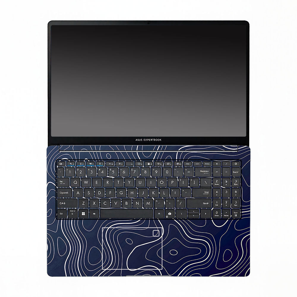Fluid Lines Design Asus ExpertBook P1503 3D Laptop Skin