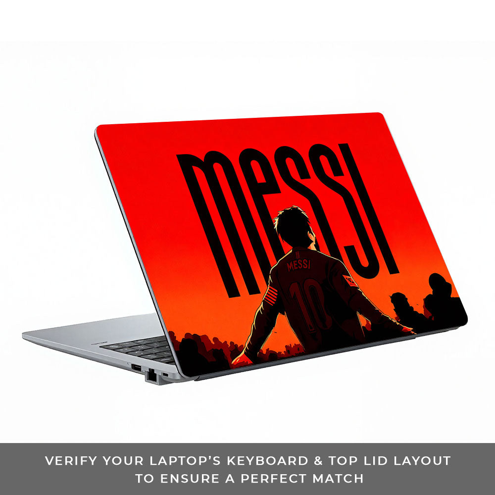 Messi Red Aura Asus ExpertBook P1503 3D Laptop Skin
