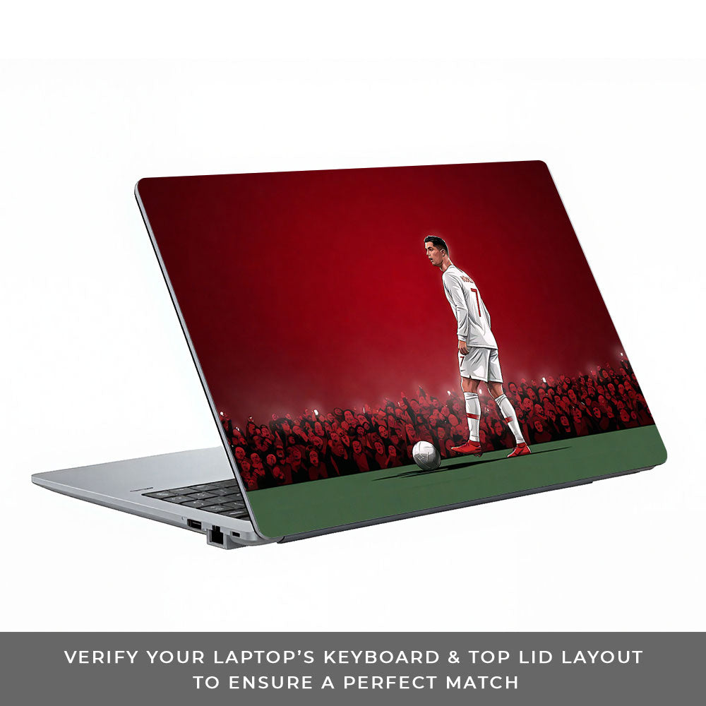 Ronaldo Cold Mode Asus ExpertBook P1503 3D Laptop Skin
