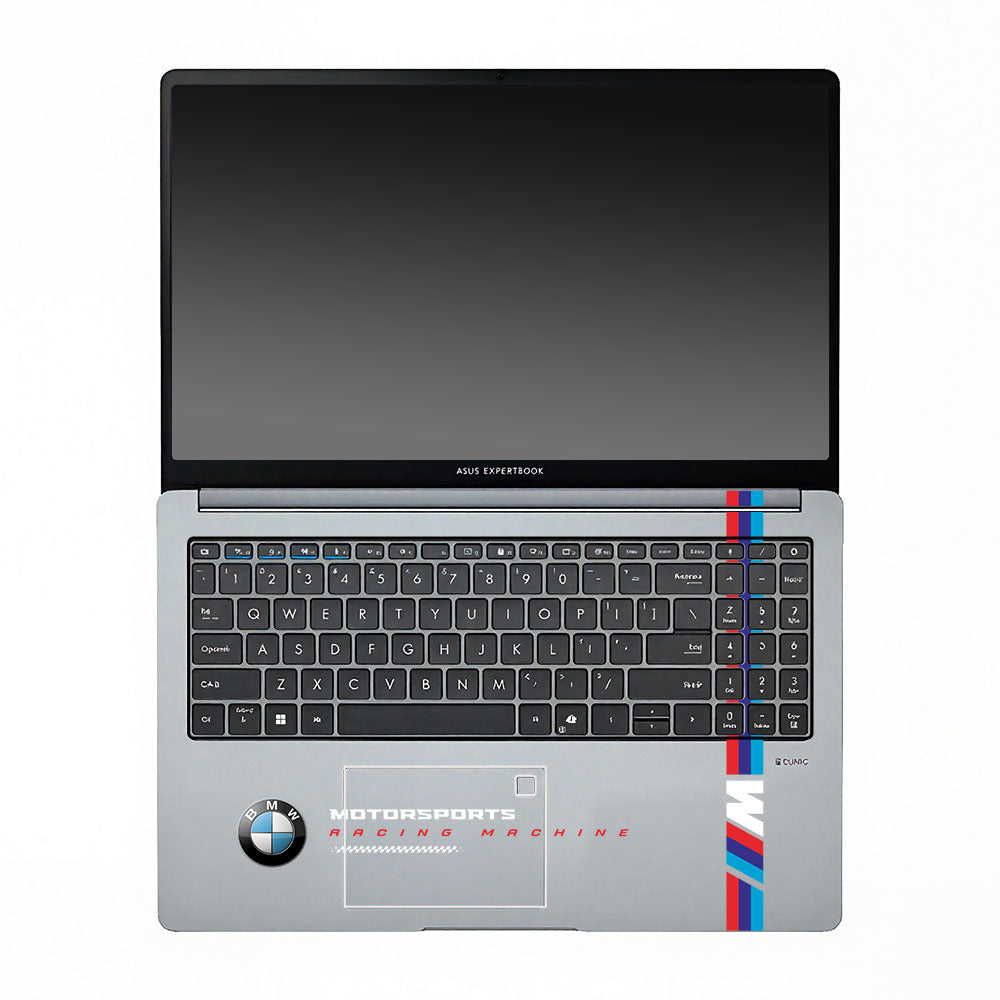 Transparent BMW Racing Graphic Asus ExpertBook P1503 Laptop Skin