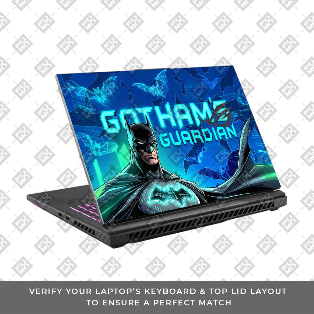 Gotham's Guardian Batman Asus ROG Strix G16 G614J 3D Laptop Skin