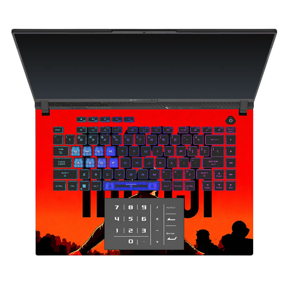 Messi Red Aura Asus ROG Strix G16 G614J 3D Laptop Skin