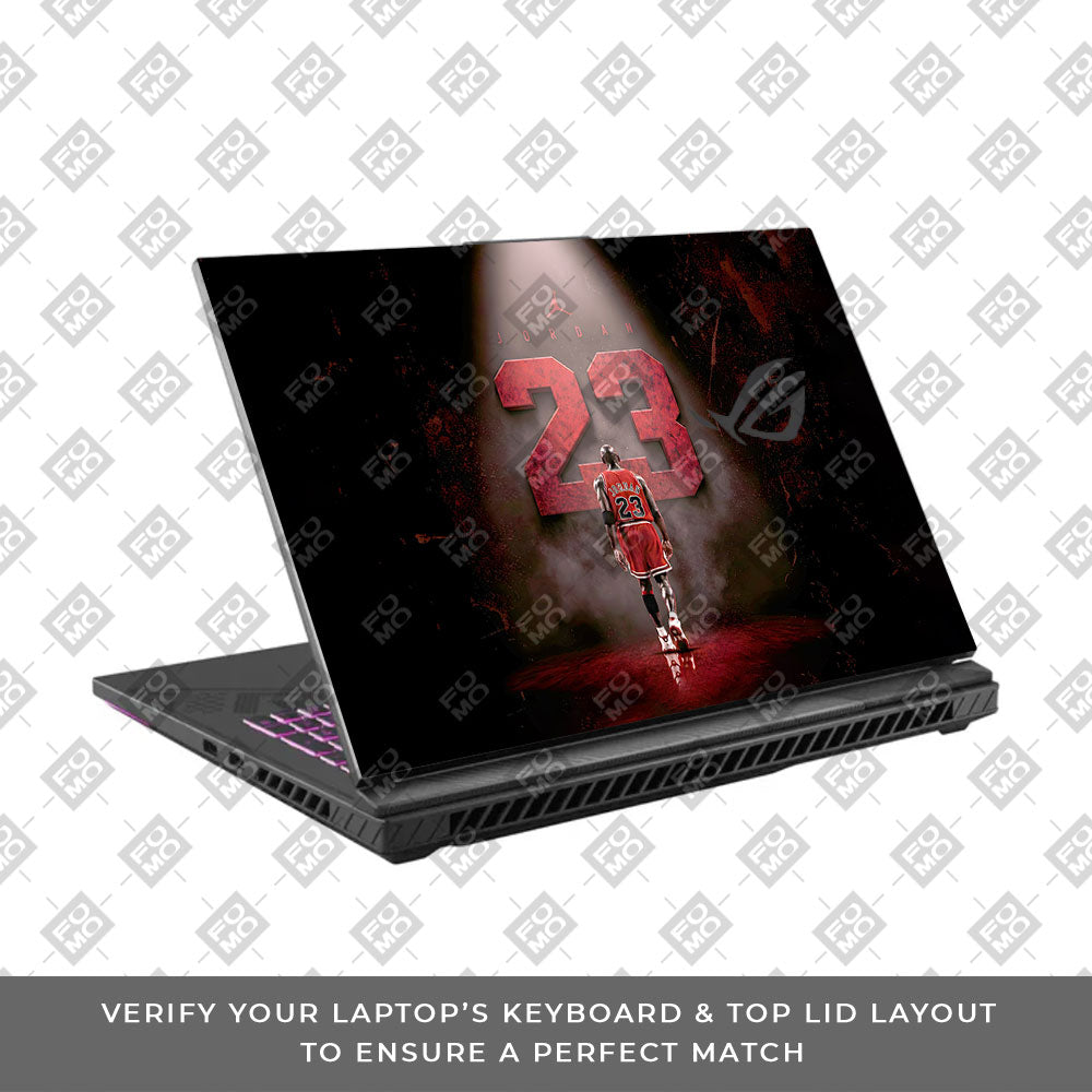 Jordan 23 Asus ROG Strix G16 G614J 3D Laptop Skin