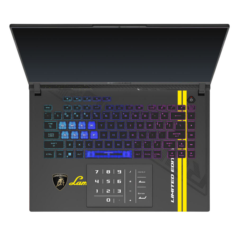Transparent Lamborghini Limited Edition Asus ROG Strix G16 G614J Laptop Skin