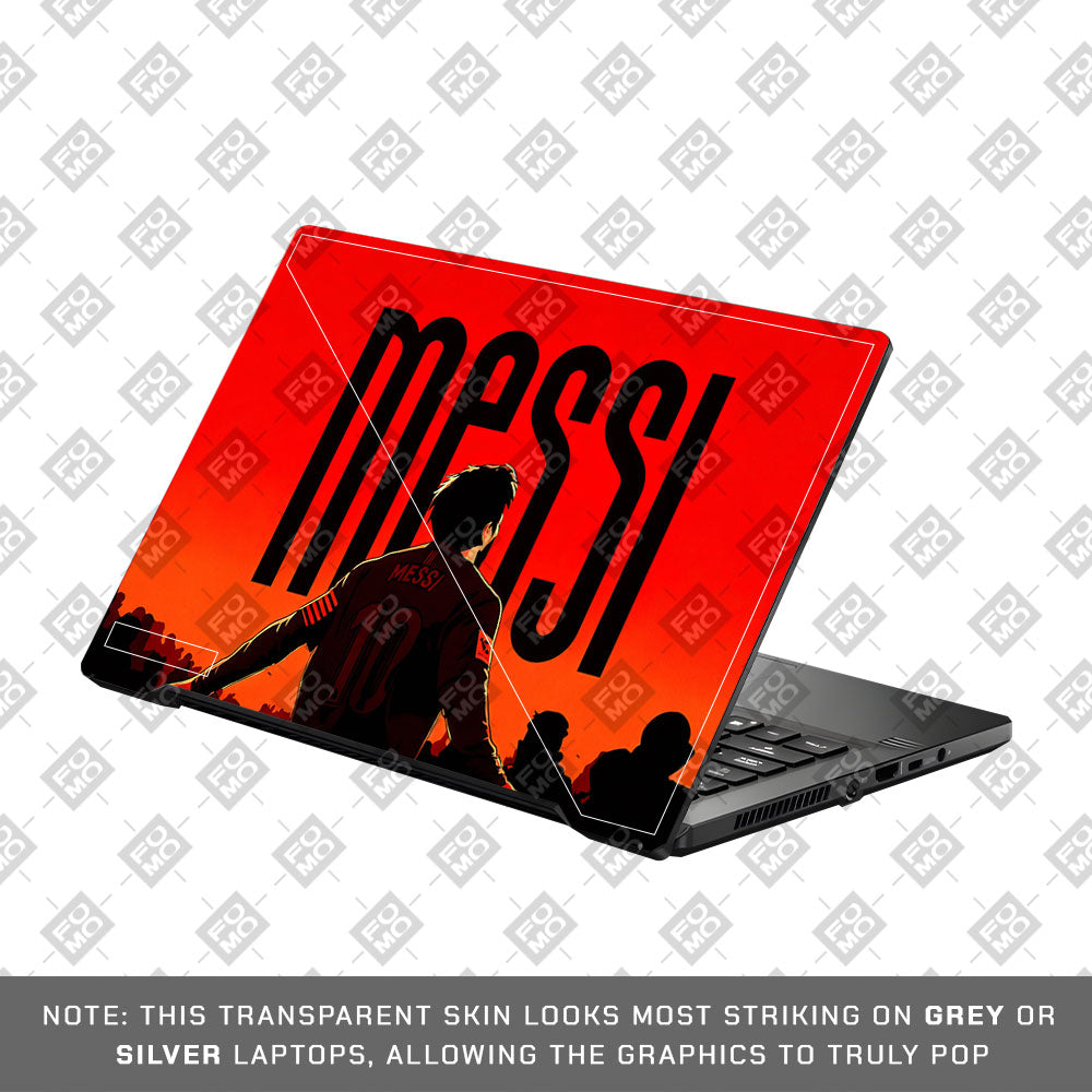 Messi Red Aura Asus ROG Zephyrus G14 GA401 3D Laptop Skin