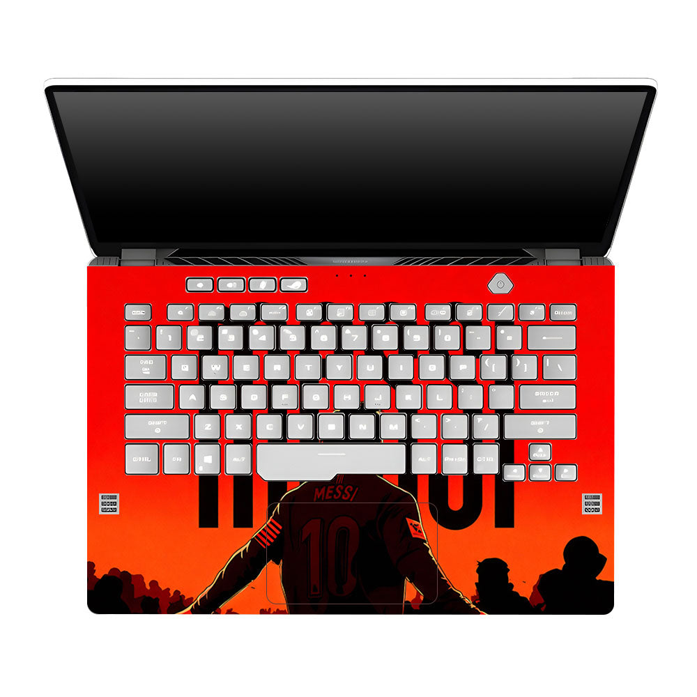 Messi Red Aura Asus ROG Zephyrus G14 GA401 3D Laptop Skin