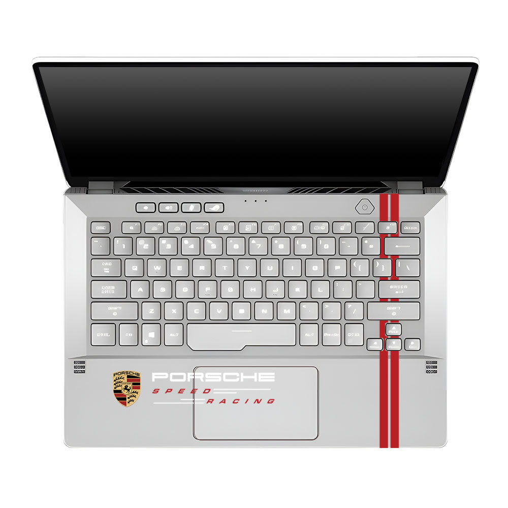 Transparent Porsche Motorsport Graphic Asus ROG Zephyrus G14 GA401 Laptop Skin