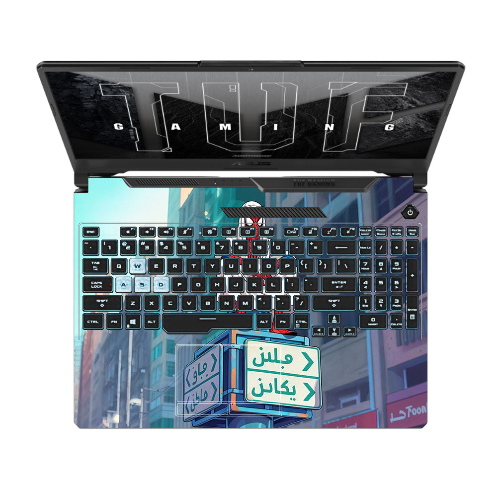 Arabian Spider Man Asus TUF F15 FX506 and A15 FA506 3D Laptop Skin