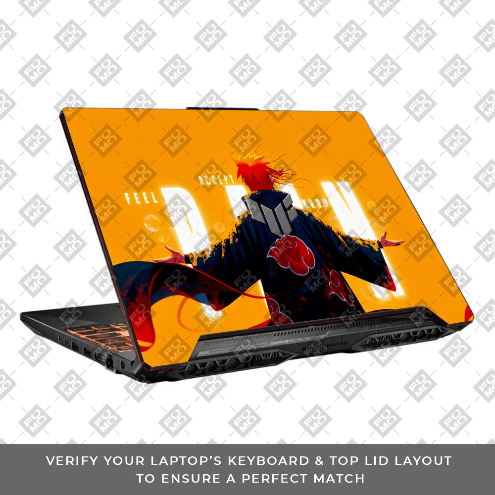 Pain Six Paths Asus TUF F15 FX506 and A15 FA506 3D Laptop Skin