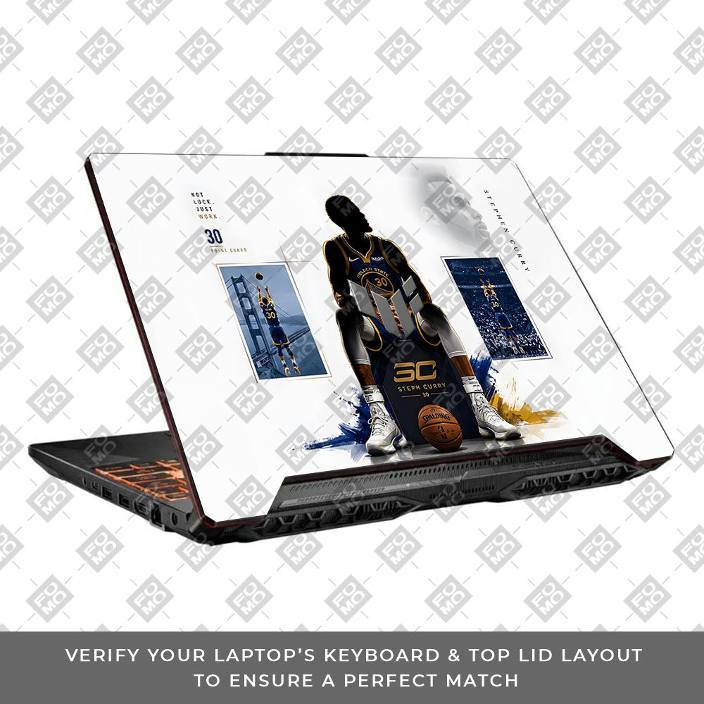 Curry 30 Asus TUF F15 FX506 and A15 FA506 3D Laptop Skin