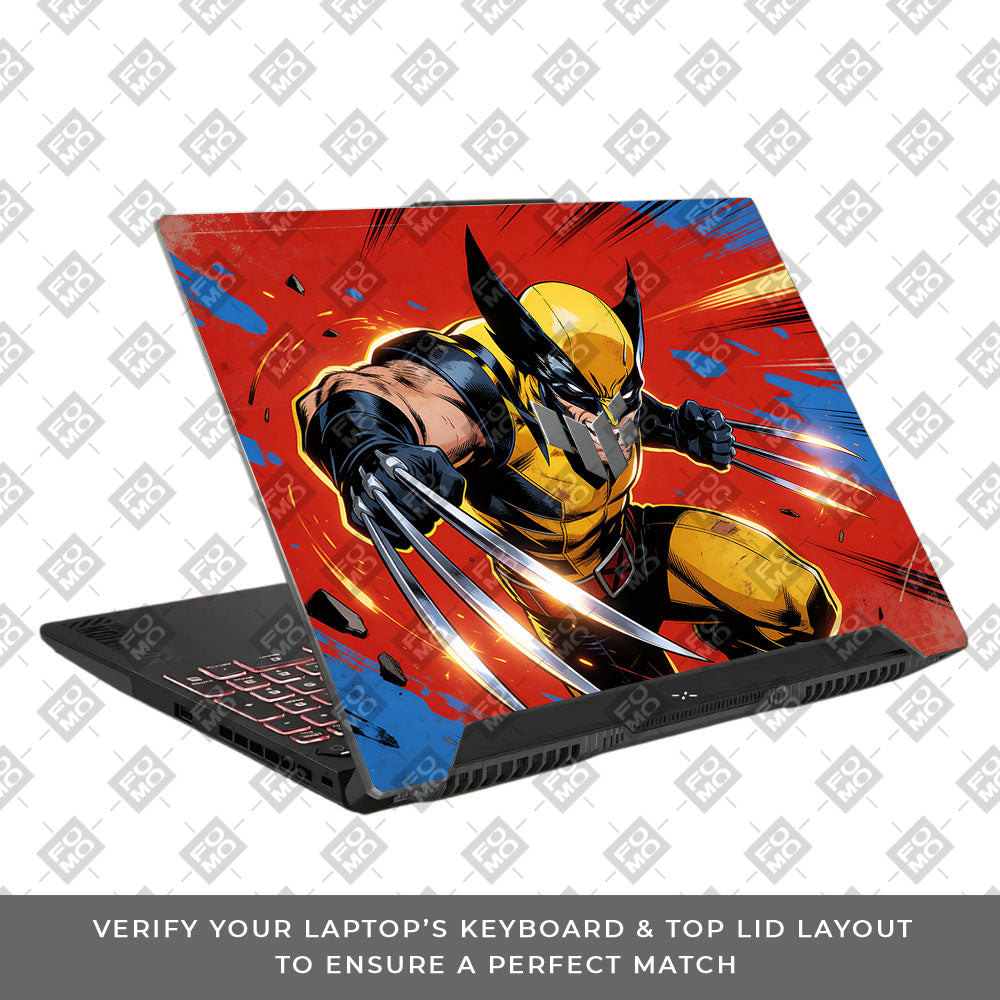 Adamantium Rage Asus TUF F15 FX507 & A15 FA507 3D Laptop Skin