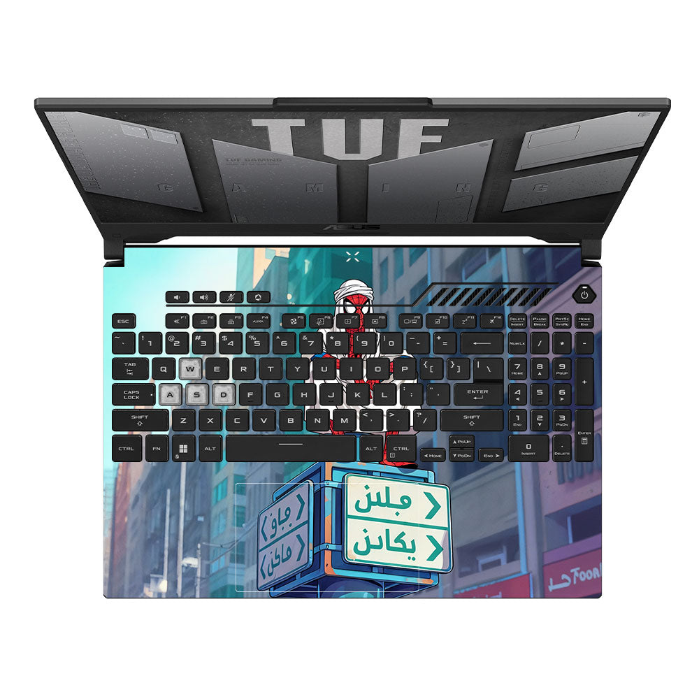 Arabian Spider Man Asus TUF F15 FX507 & A15 FA507 3D Laptop Skin