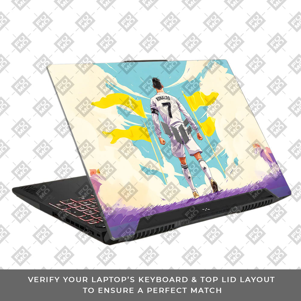 Ronaldo Final Boss Asus TUF F15 FX507 & A15 FA507 3D Laptop Skin