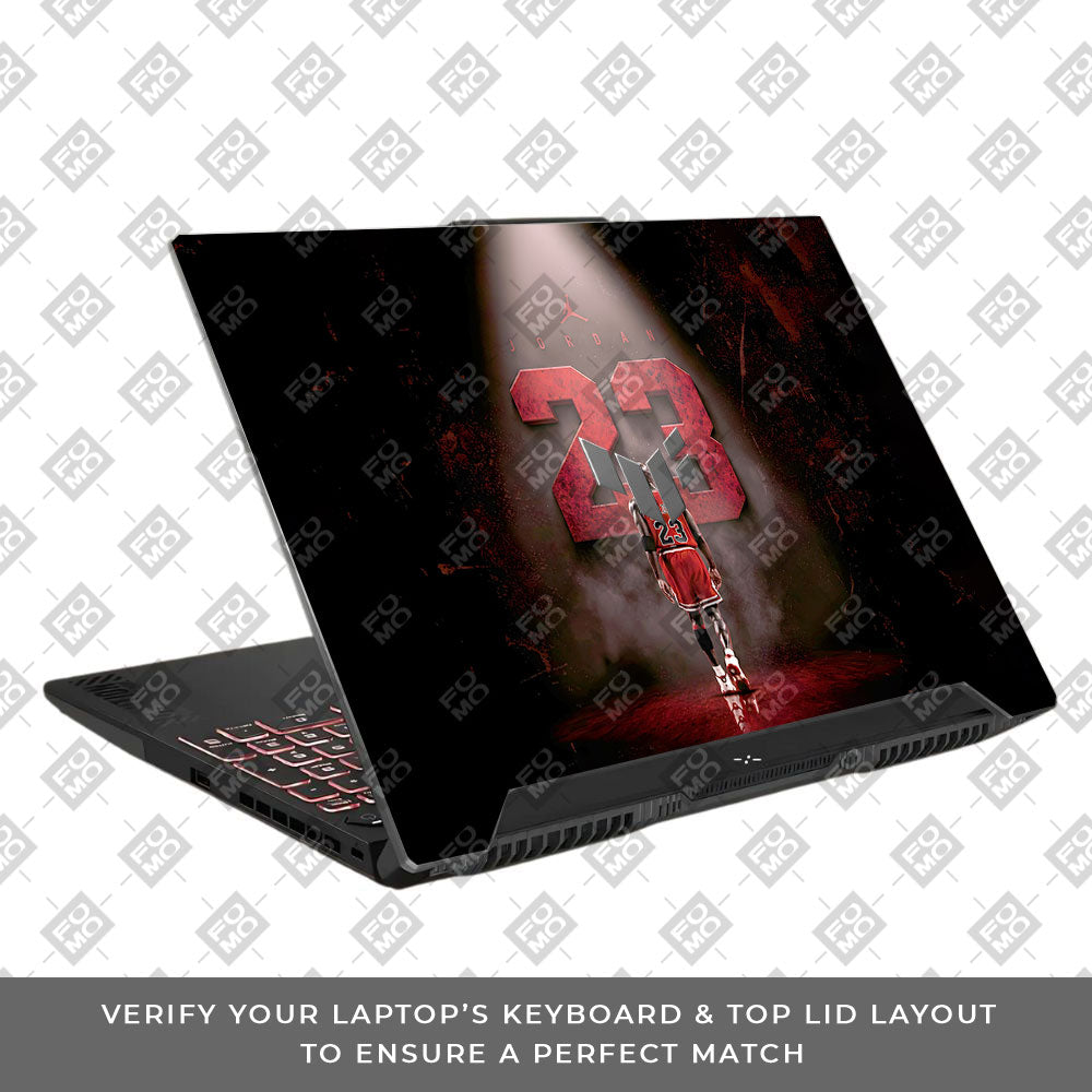 Jordan 23 Asus TUF F15 FX507 & A15 FA507 3D Laptop Skin