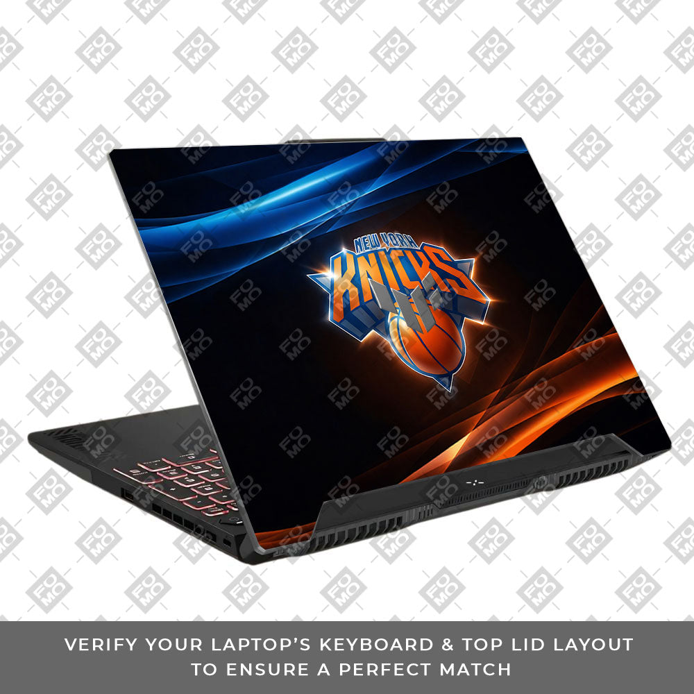 Knicks Glow Asus TUF F15 FX507 & A15 FA507 3D Laptop Skin