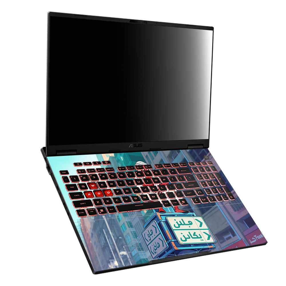 Arabian Spider Man Asus TUF Gaming A16 2025 3D Laptop Skin