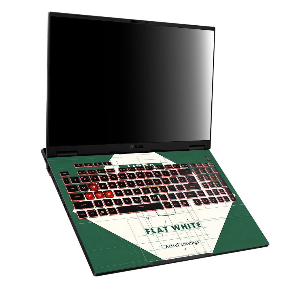 Libra Flat White Asus TUF Gaming A16 2025 3D Laptop Skin