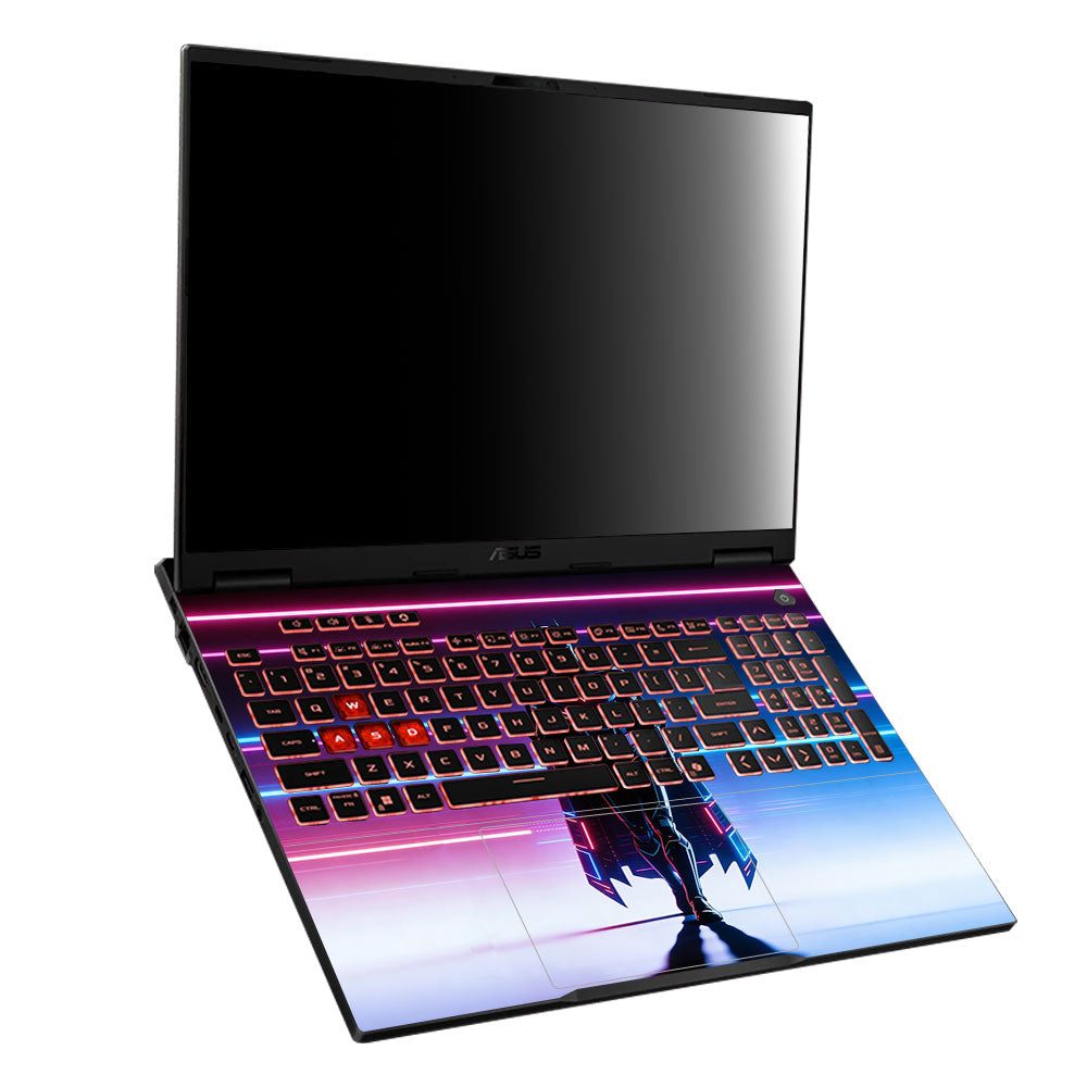 Superhero Neon Streaks Asus TUF Gaming A16 2025 3D Laptop Skin