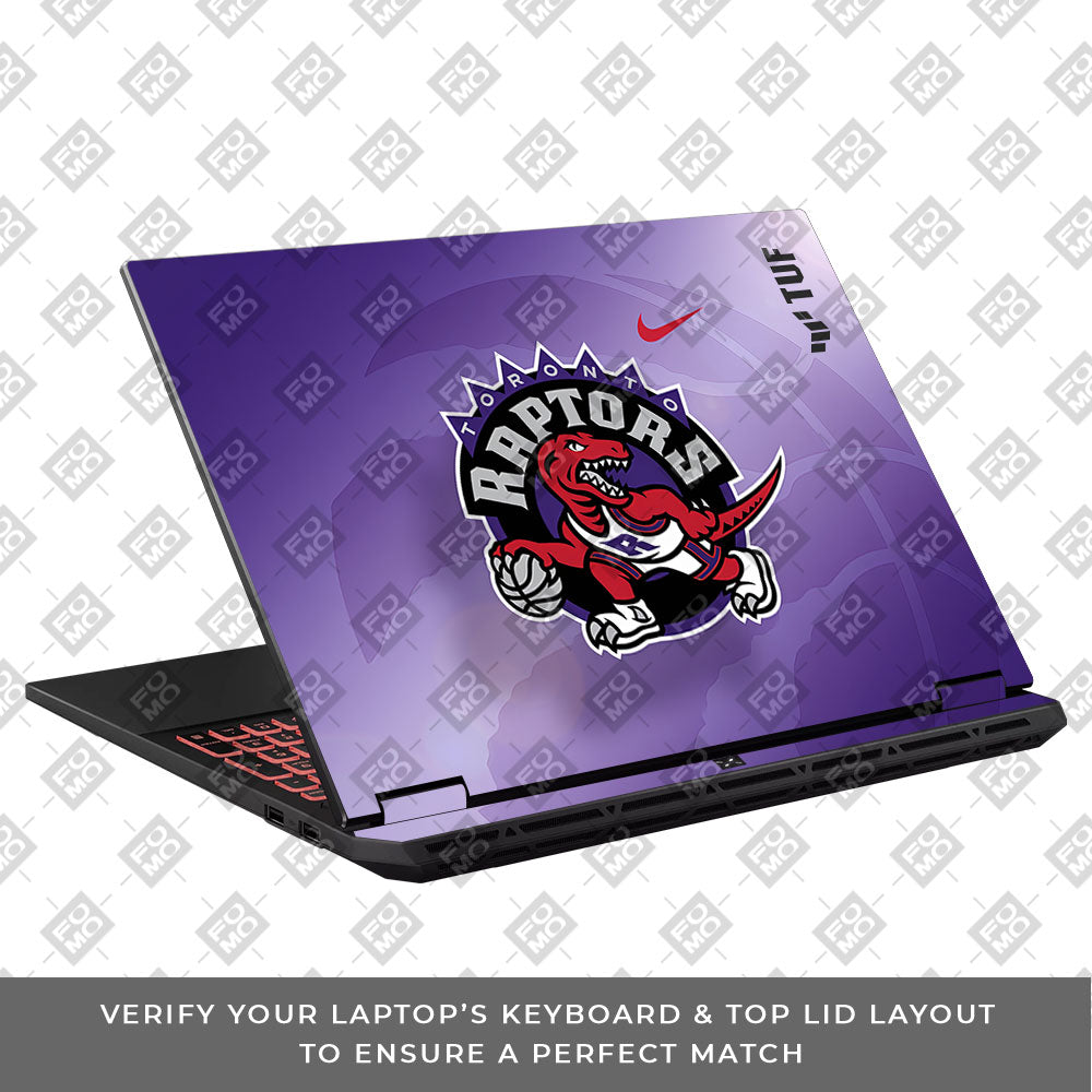 Raptors Pride Asus TUF Gaming A16 2025 3D Laptop Skin