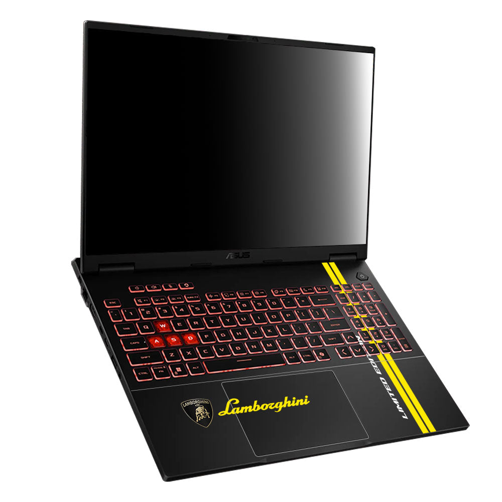 Transparent Lamborghini Limited Edition Asus TUF Gaming A16 2025 Laptop Skin