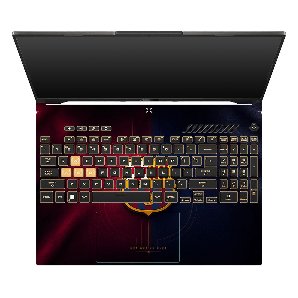 Catalan Pride Barcelona Legacy Asus TUF Gaming F16 and TUF Gaming A16 3D Laptop Skin