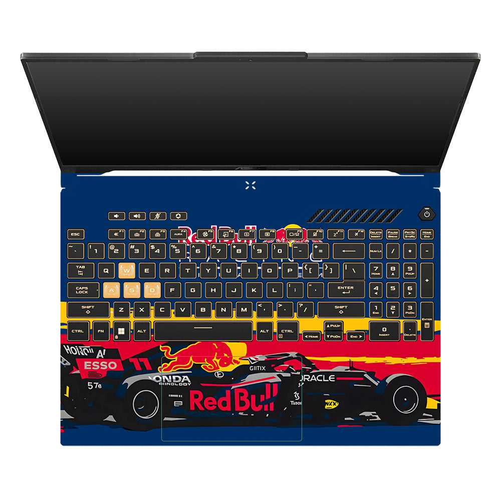 Red Bull Racing Formula One Team Asus TUF Gaming F16 and TUF Gaming A16 3D Laptop Skin
