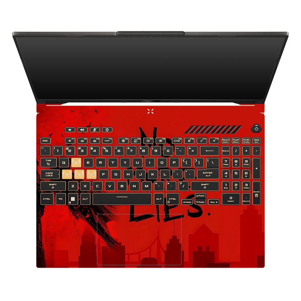 Batman No More Lies Asus TUF Gaming F16 and TUF Gaming A16 3D Laptop Skin