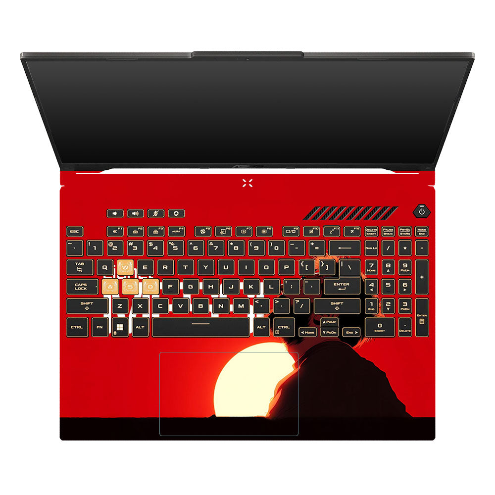 Messi Sunset Icon Asus TUF Gaming F16 and TUF Gaming A16 3D Laptop Skin