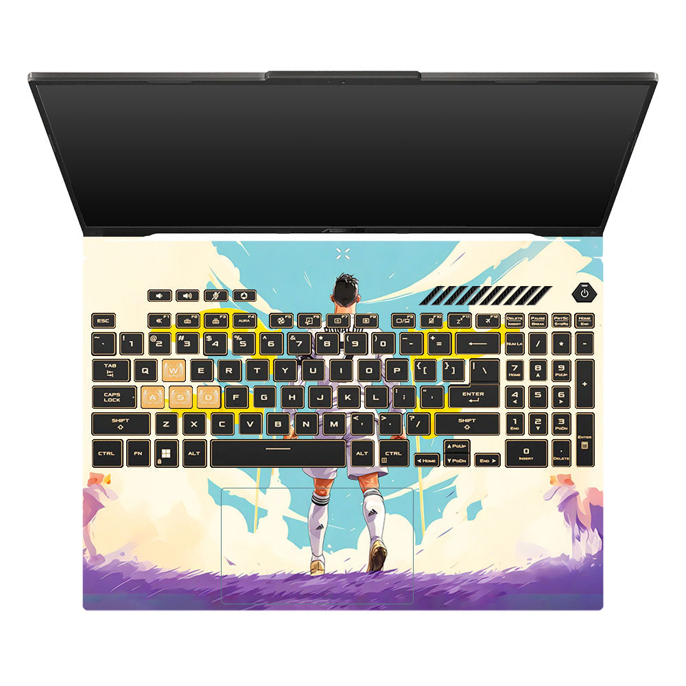 Ronaldo Final Boss Asus TUF Gaming F16 and TUF Gaming A16 3D Laptop Skin