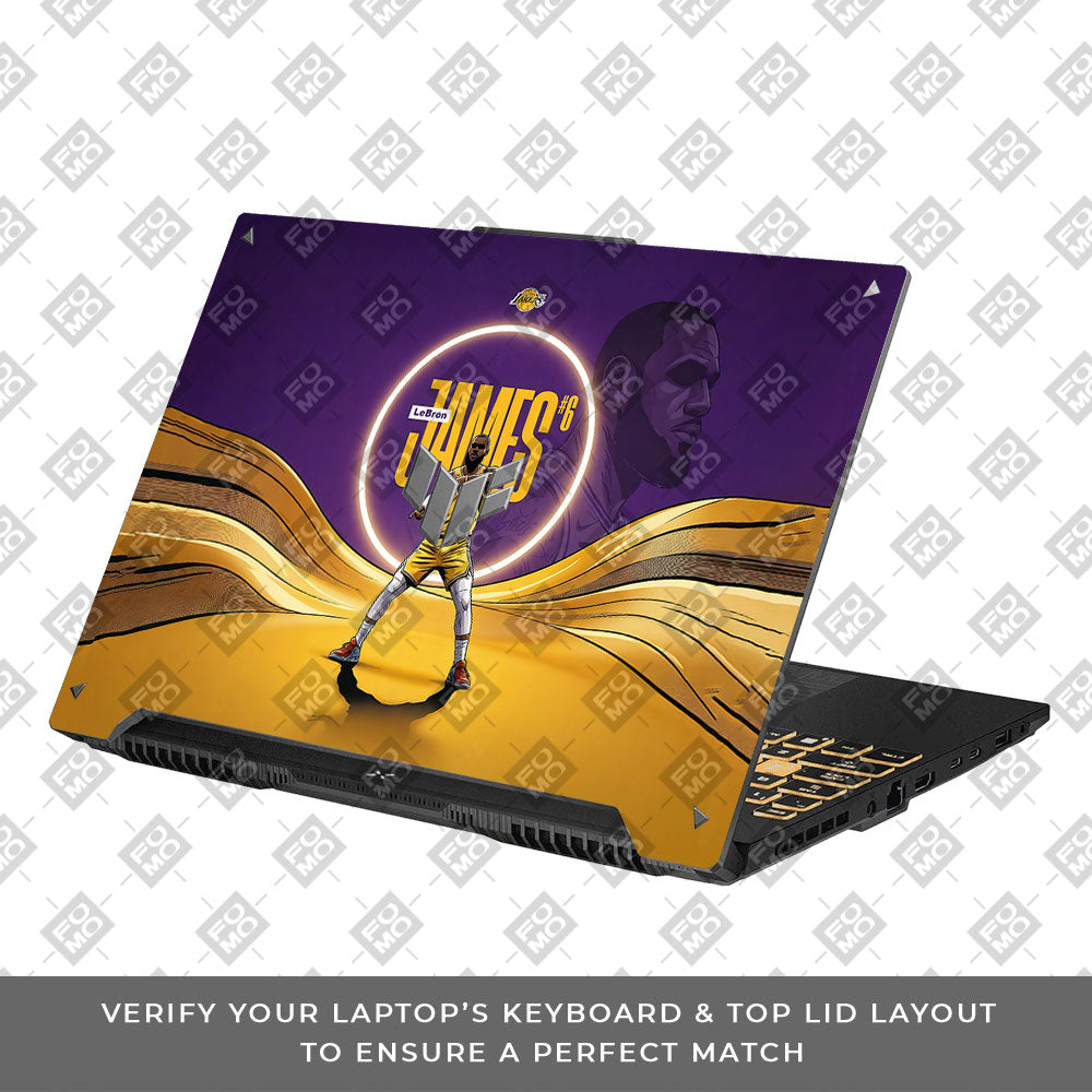 LeBron Legacy Asus TUF Gaming F16 and TUF Gaming A16 3D Laptop Skin