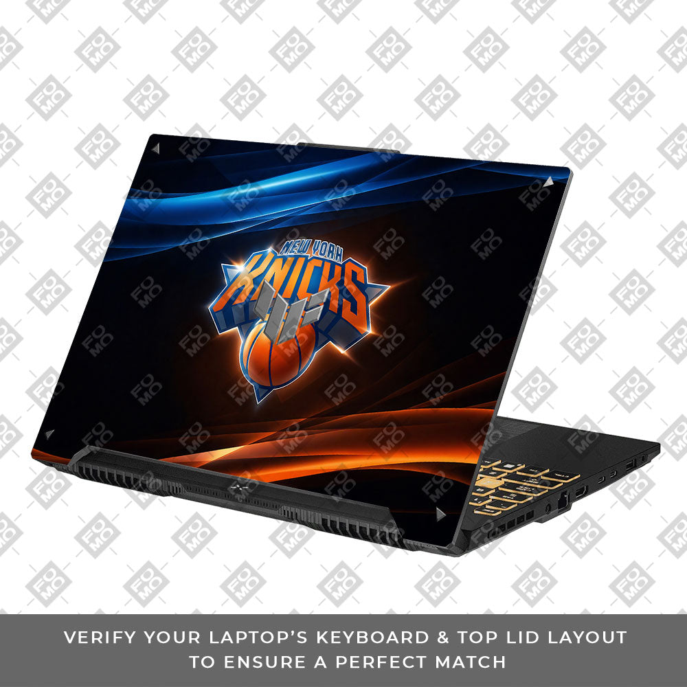 Knicks Glow Asus TUF Gaming F16 and TUF Gaming A16 3D Laptop Skin