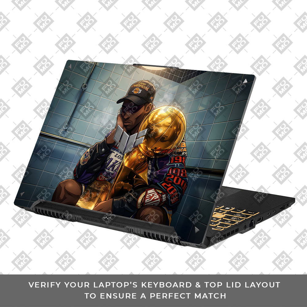 Kobe Trophy Asus TUF Gaming F16 and TUF Gaming A16 3D Laptop Skin