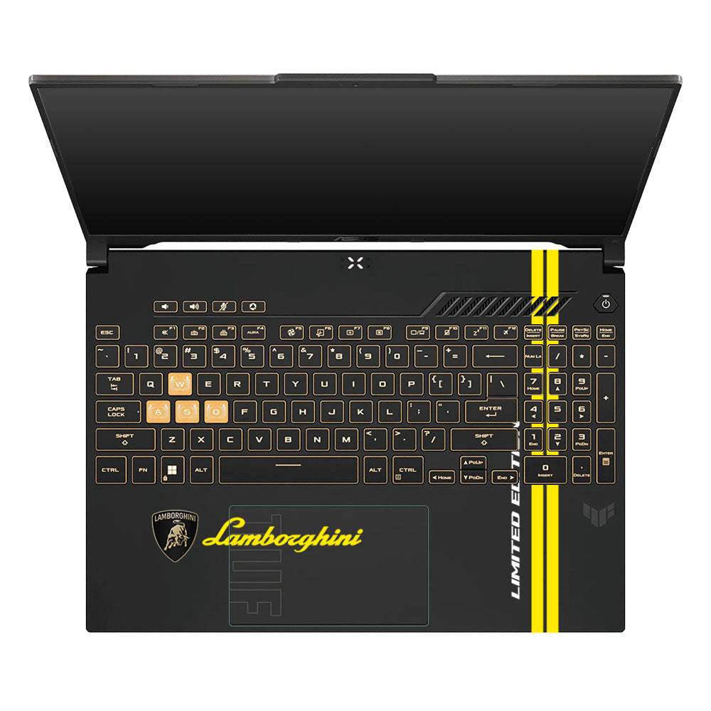 Transparent Lamborghini Limited Edition Asus TUF Gaming F16 and TUF Gaming A16 Laptop Skin