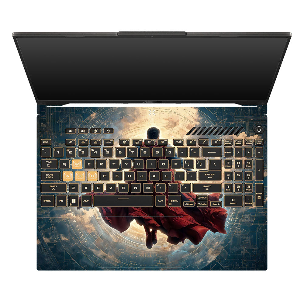 Superman Ascends Asus TUF Gaming F16 and TUF Gaming A16 Laptop Skin