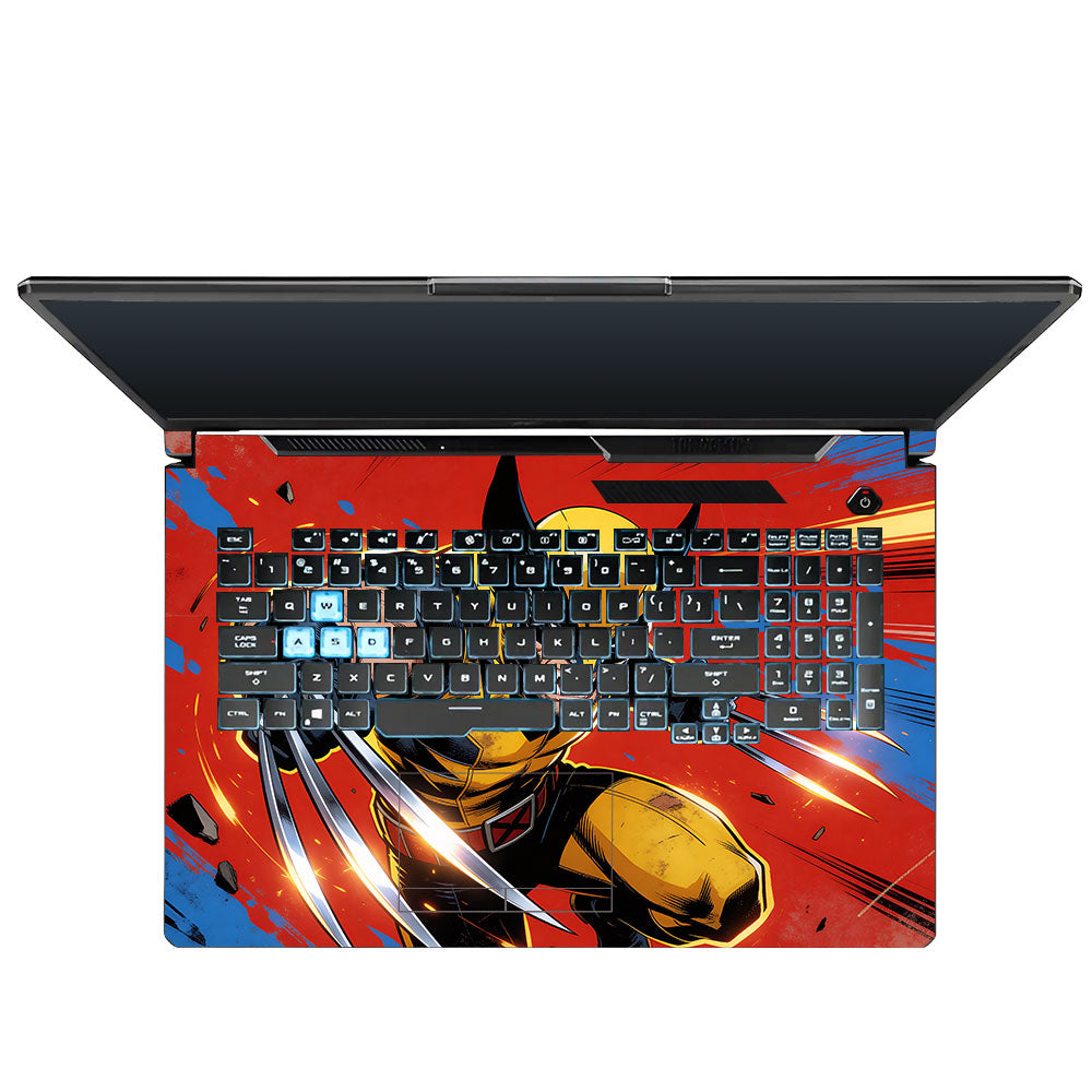 Adamantium Rage Asus TUF Gaming F17 FX706 3D Laptop Skin