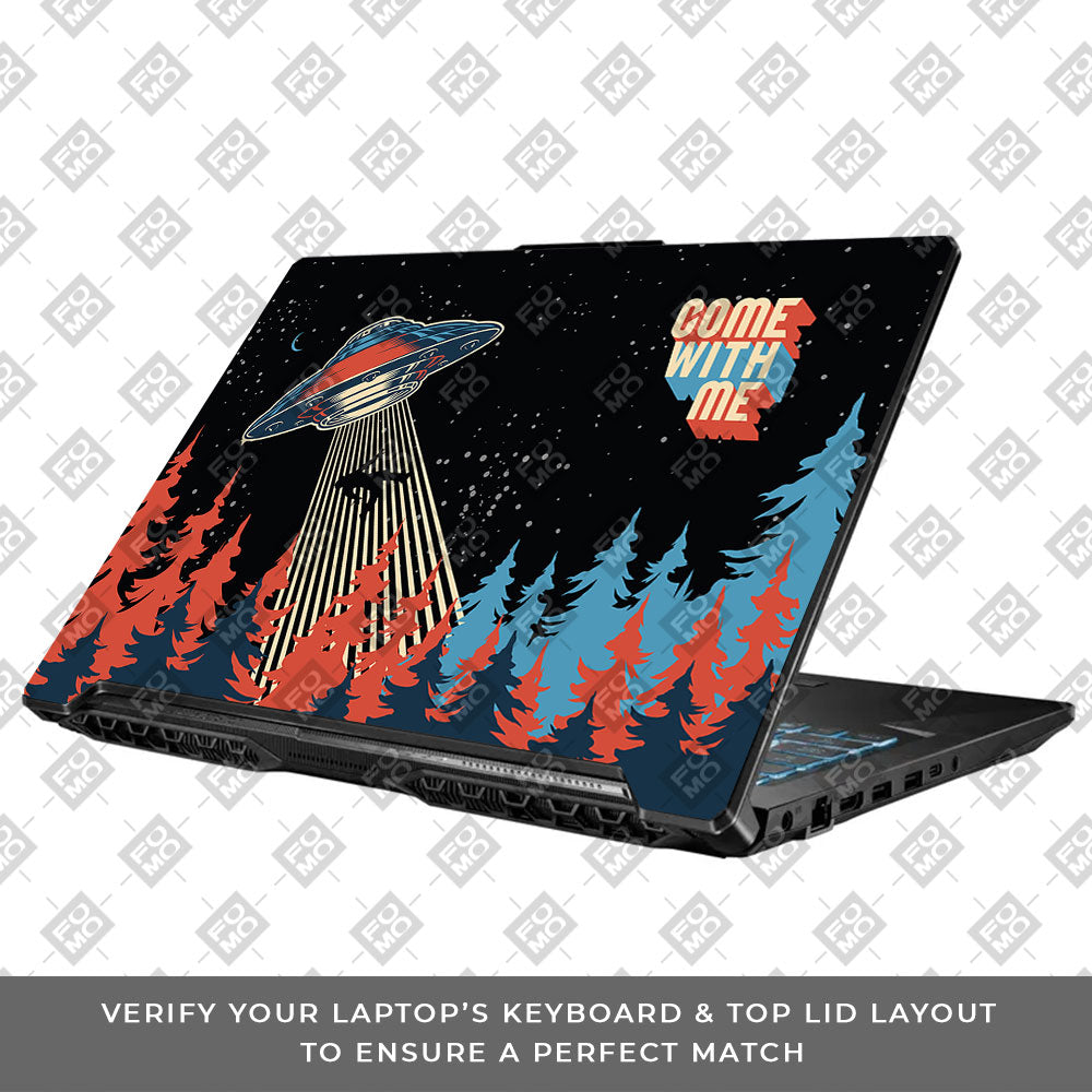 Come with Me Asus TUF Gaming F17 FX706 3D Laptop Skin
