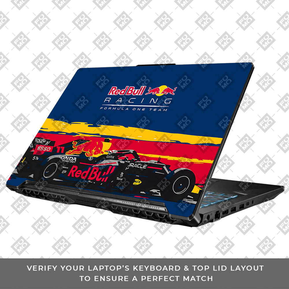 Red Bull Racing Formula One Team Asus TUF Gaming F17 FX706 3D Laptop Skin