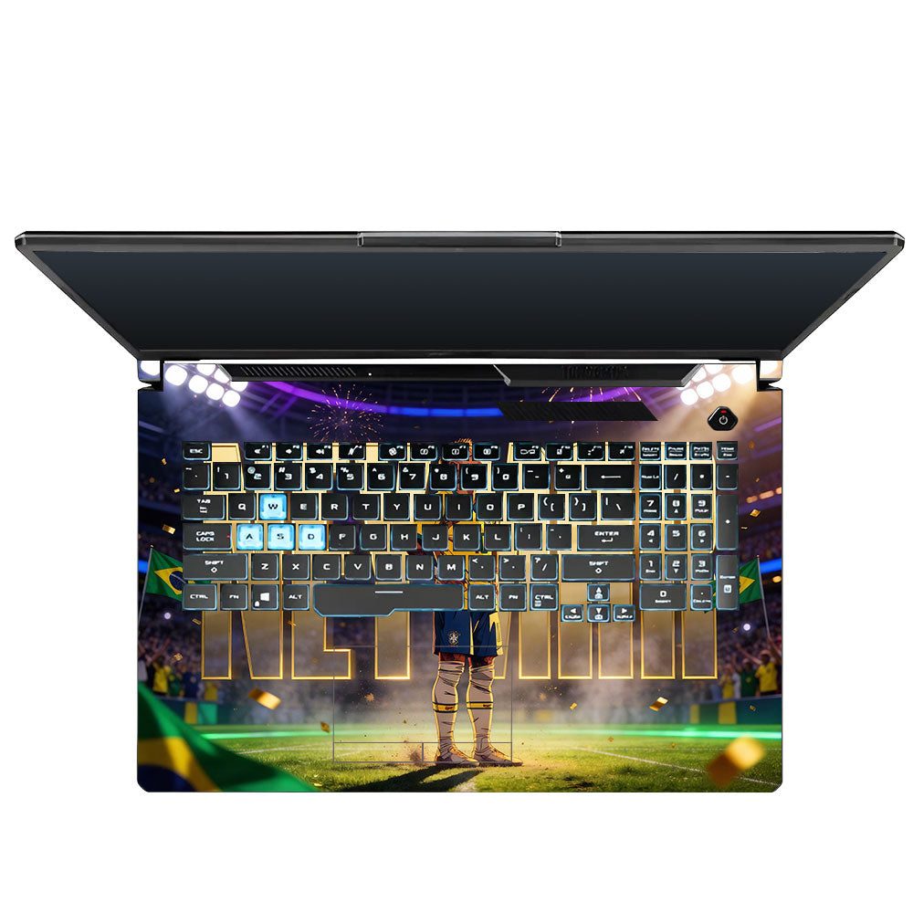 Neymar Golden Aura Asus TUF Gaming F17 FX706 3D Laptop Skin