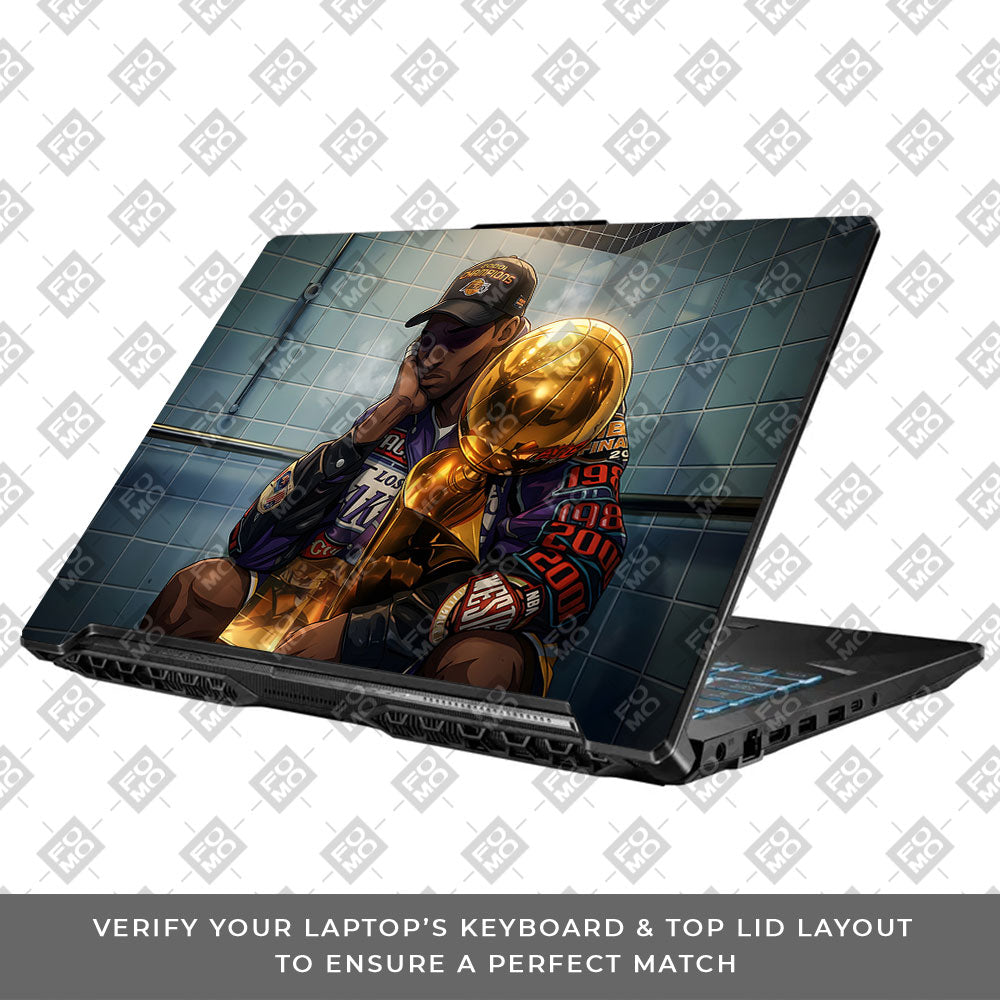 Kobe Trophy Asus TUF Gaming F17 FX706 3D Laptop Skin